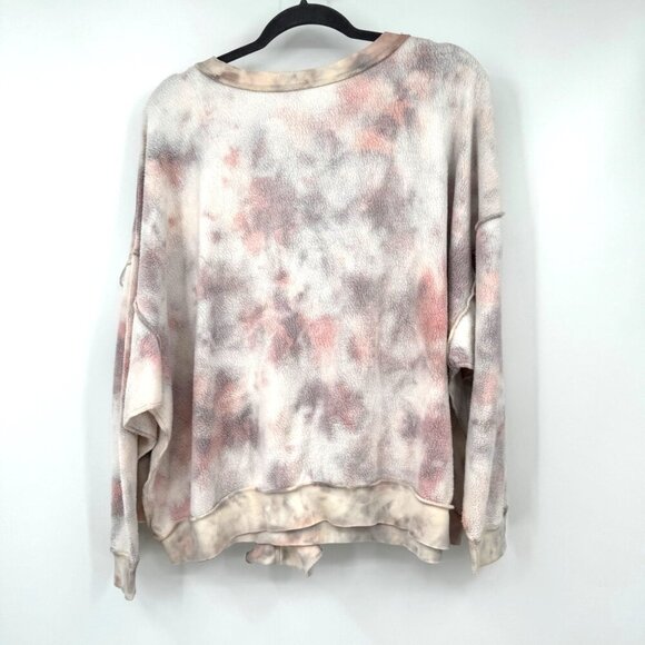 Free People sweatshirt shorts tie dye set woman’s size small - Picture 8 of 13